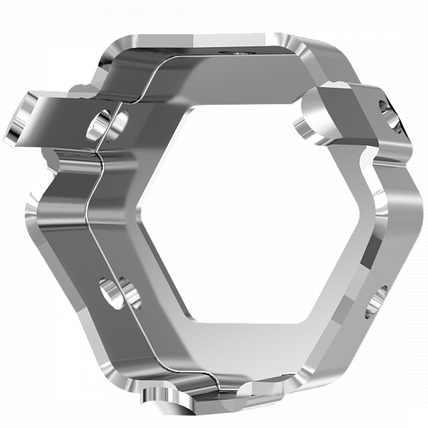 4683/S 14x15,8 mm 3PH2OH Rhodium Plating