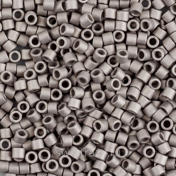 Delica Beads 10/0 DB321 Matte Metallic Silver