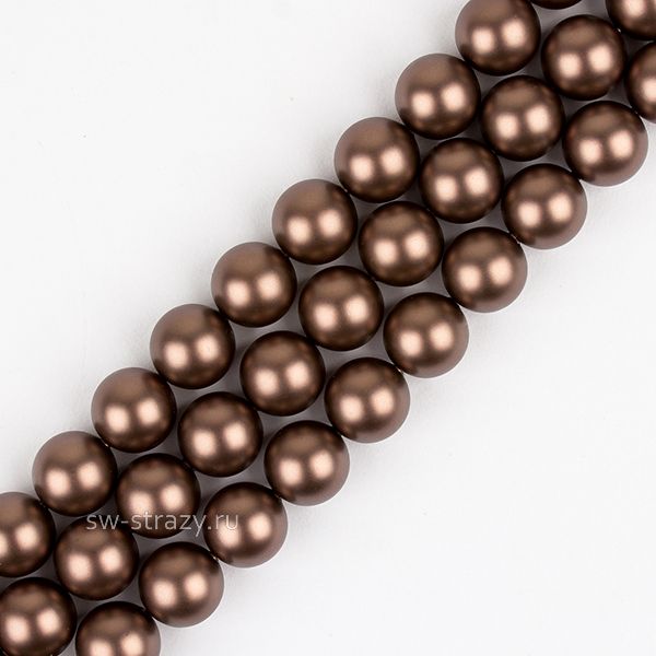 Жемчужины 5810 5 mm Crystal Velvet Brown Pearl