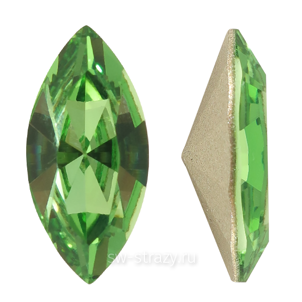 Кристаллы 4228 15x7 mm Peridot