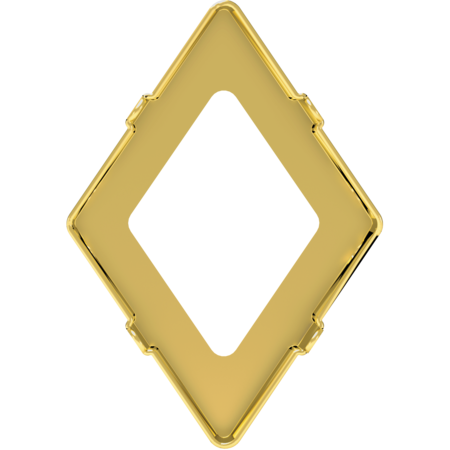 4929/S 14x10,5 mm Gold Plating